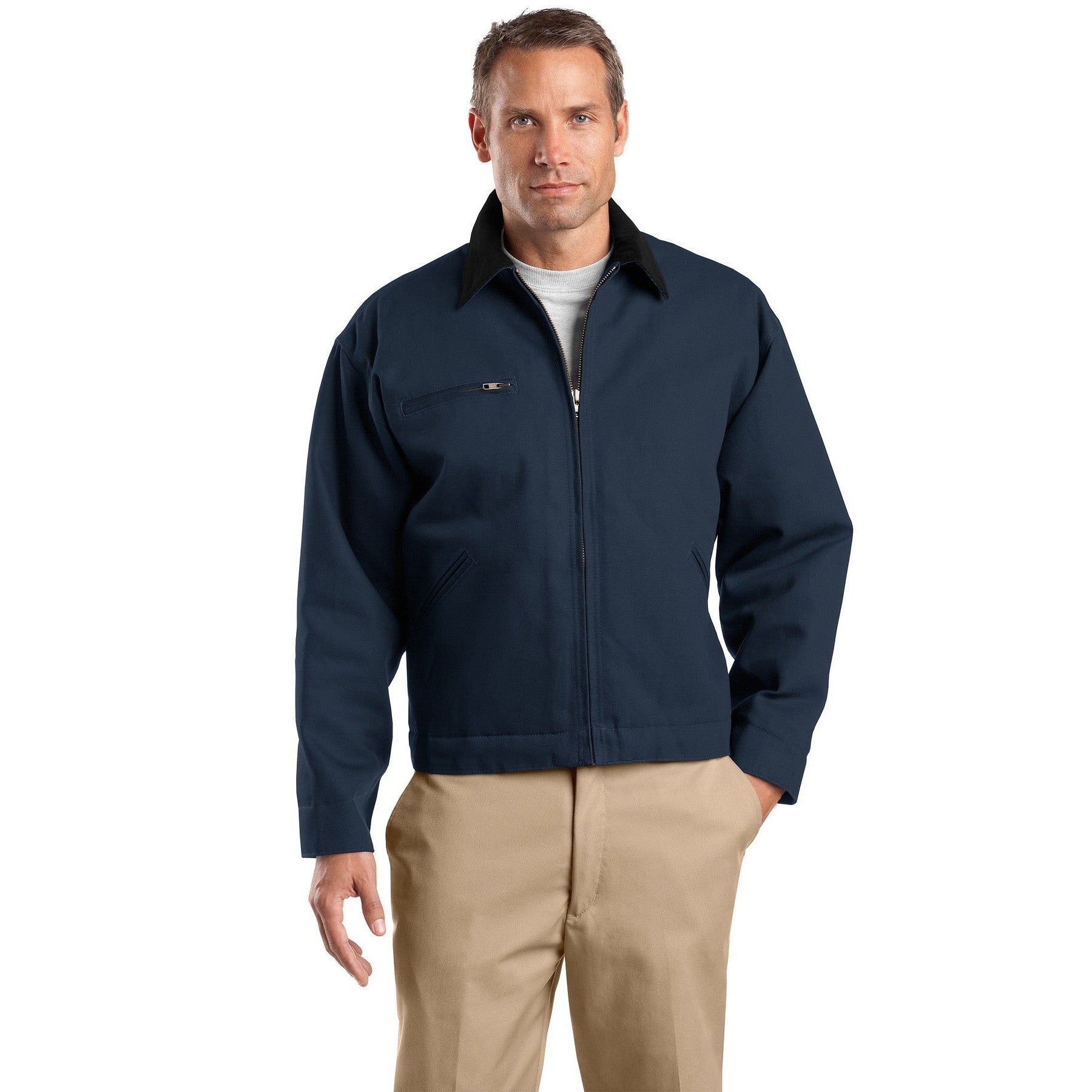 CornerStone-CornerStone® Tall Duck Cloth Work Jacket. TLJ763-MedTech-3